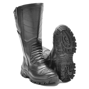 Tactical Black Leather Boots 5194 - Zalupe