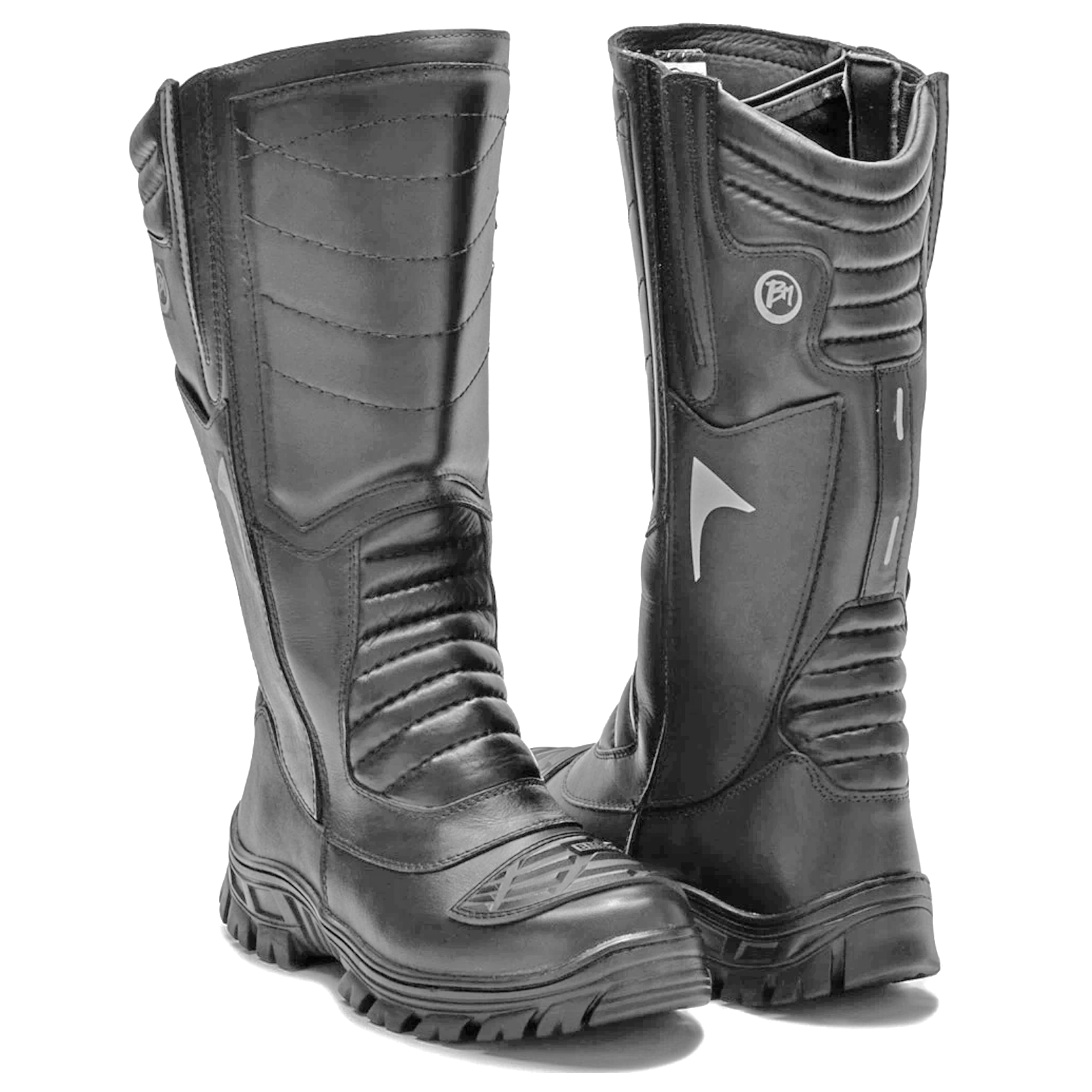 Tactical Black Leather Boots 5194 - Zalupe