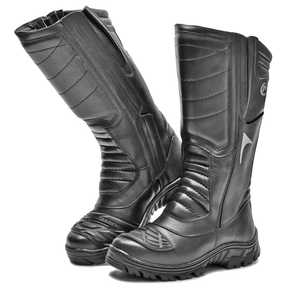 Tactical Black Leather Boots 5194 - Zalupe