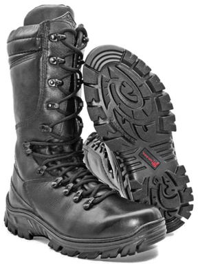 Tactical Boots Black Leather Military Outdoor Combat - Zalupe